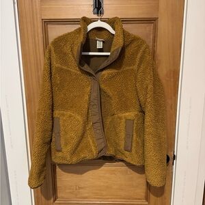 L.L. Bean Tan Sherpa Jacket